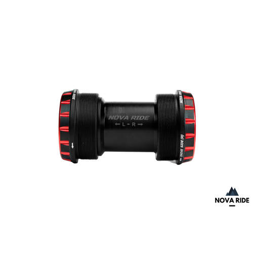 Nova Ride CBB Bottom Bracket T47 68mm Shimano - Red