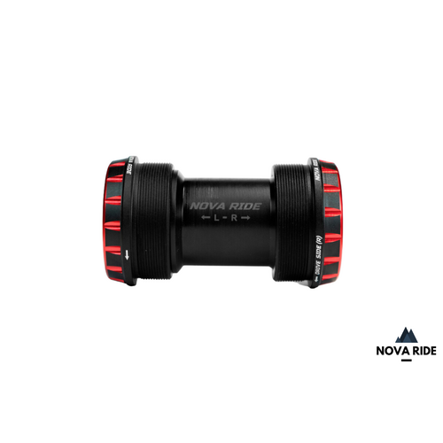 Nova Ride CBB Ceramic Bottom Bracket T47 68mm SRAM DUB29 - Red