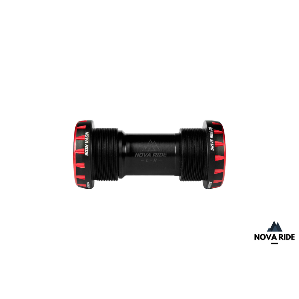 Nova Ride CBB Ceramic Bottom Bracket BSA Shimano - Red