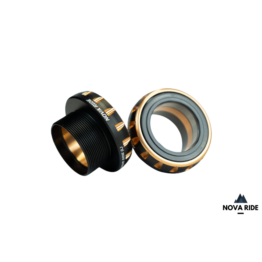 Nova Ride CBB Ceramic Bottom Bracket BSA 30mm FSA/Rotor - Gold