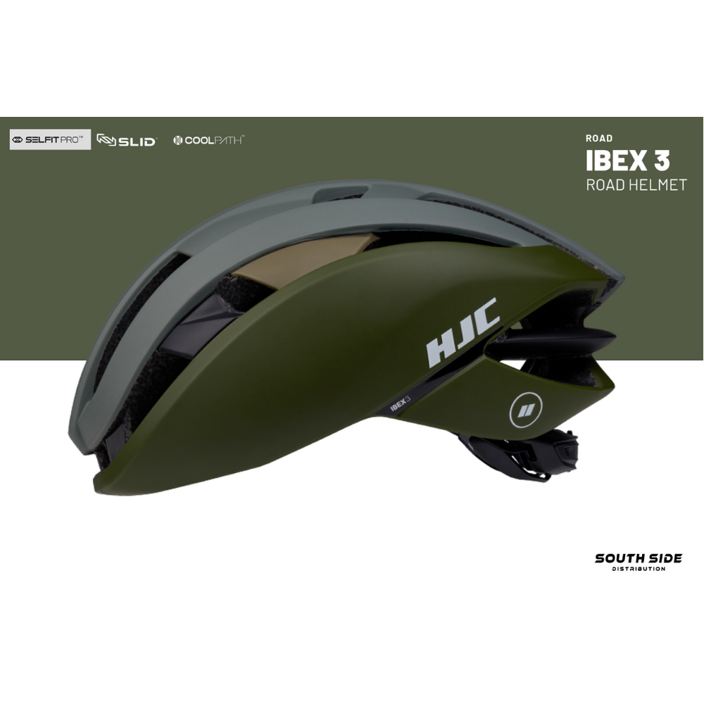 HJC IBEX 3 MT Dark Green Road Helmet