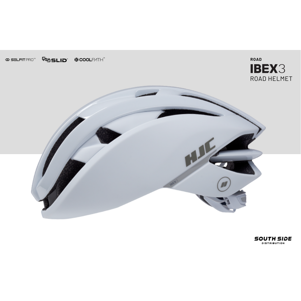 HJC IBEX 3 MT GL White Road Helmet