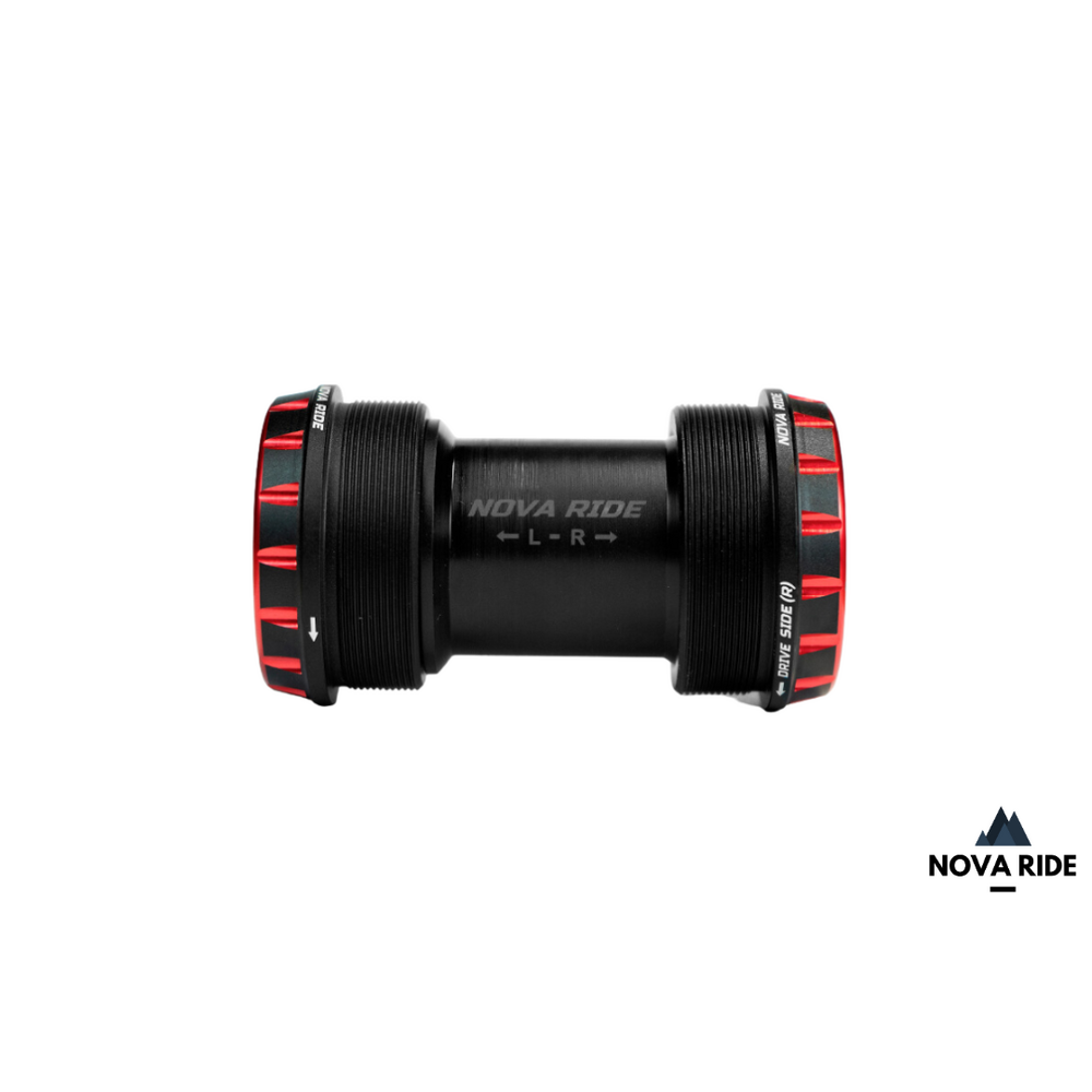 Nova Ride CBB Bottom Bracket T47 68mm FSA/Rotor - Red