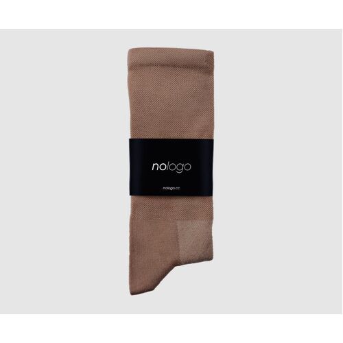 nologo Classic Cycling Socks - Beige 