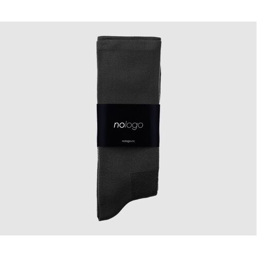 nologo Classic Cycling Socks - Dark Gray