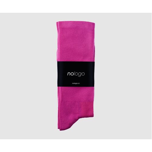 nologo Classic Cycling Socks - Fuchsia 