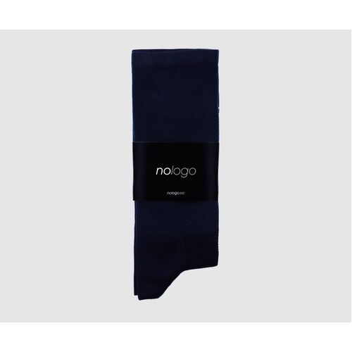 nologo Classic Cycling Socks - Dark Blue