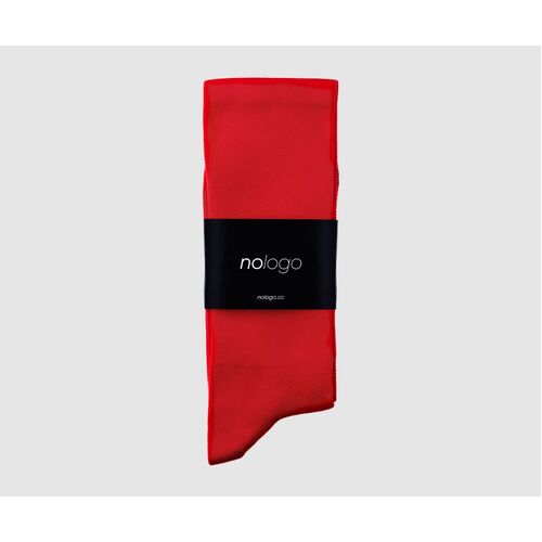 nologo Classic Cycling Socks - Red 