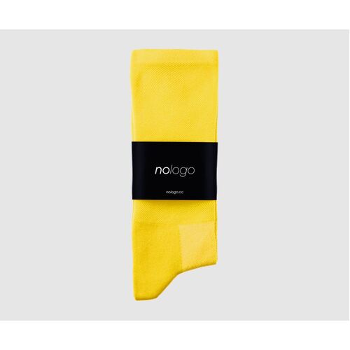 nologo Classic Cycling Socks - Yellow 