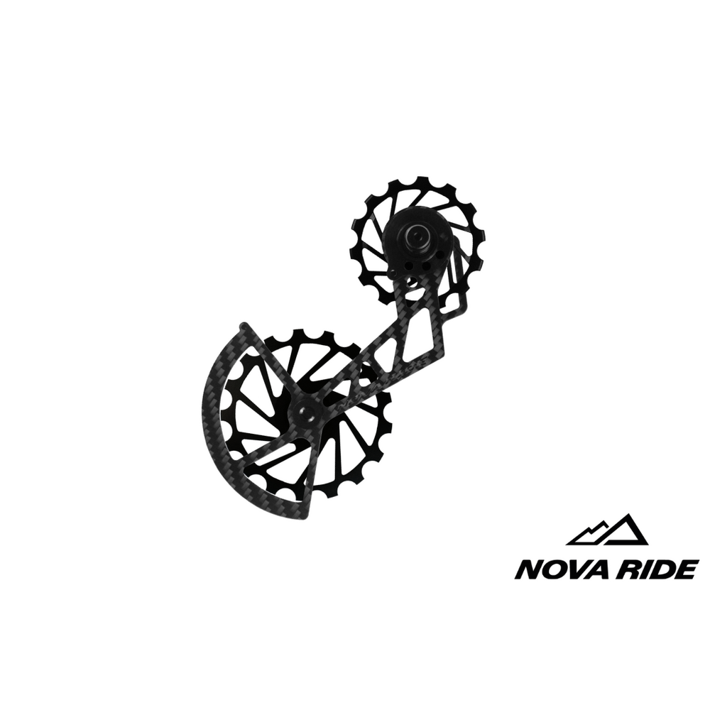 Nova Ride Carbon Ceramic Derailleur Cage - Shimano Dura-Ace / Ultegra 11 Speed