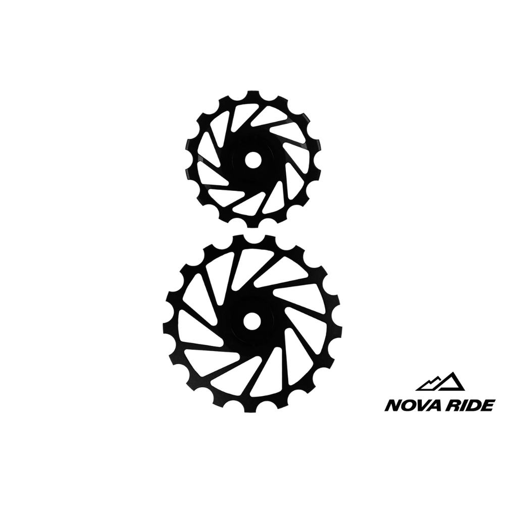 Nova Ride Spare Pulley Wheels - 14/17T (Pair)